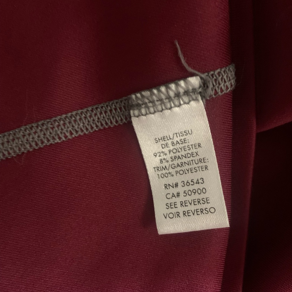 Calvin Klein Burgundy Pullover - image 8